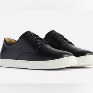 Men’s Black Leather Nisolo Diego Every Day Sneakers New Size 12 in box